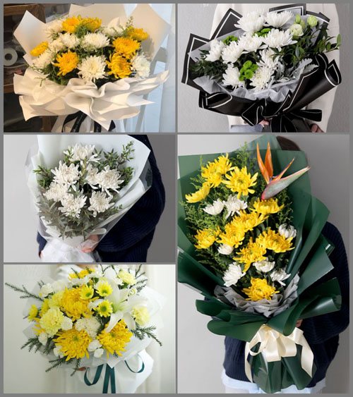 安徽池州市贵池区杏花村街道十里社区白事花束代送